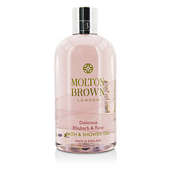 Delicious Rhubarb & Rose Bath & Shower Gel  --300ml/10oz